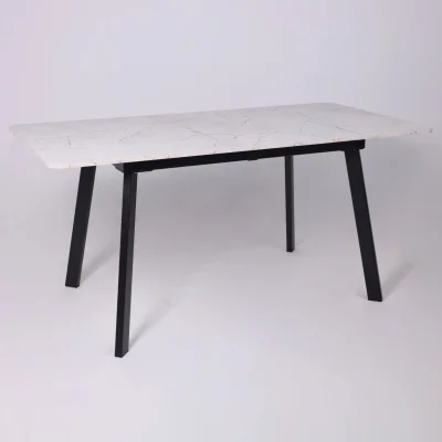 Стол AV 1209/1, ЛМДФ, раздвижной 1200(1600)*800 Азул Оникс/черный_15