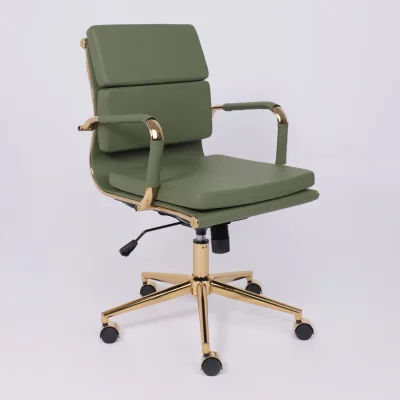 Кресло рабочее INDIGO, LB зеленый/золотой_5