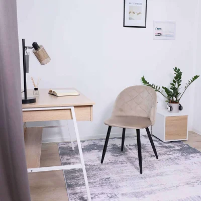 Стул HONNOR, бежевый велюр HLR-08/черный_2