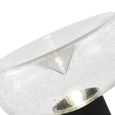 Прикроватная лампа ST-Luce Черный/С пузырьками воздуха E27 1*40W RIPPLE_5