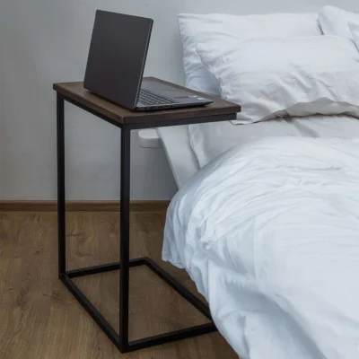 Стол журнальный HAWK DD, дуб мореный/черный_4