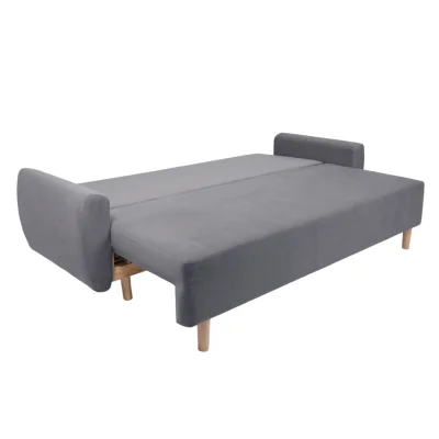 Диван-кровать Тулисия Velutto 32, серый (натуральные опоры)_6