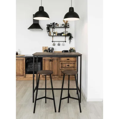 Стул барный TRH-78мореный/черный_5