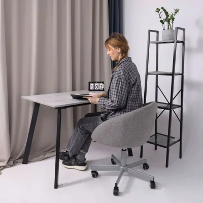 Кресло поворотное ELENA, ткань, серый_12