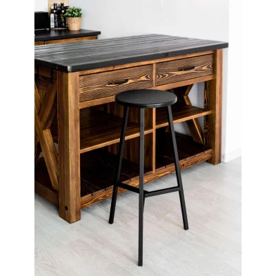 Стул барный TRH-78черный/черный_5