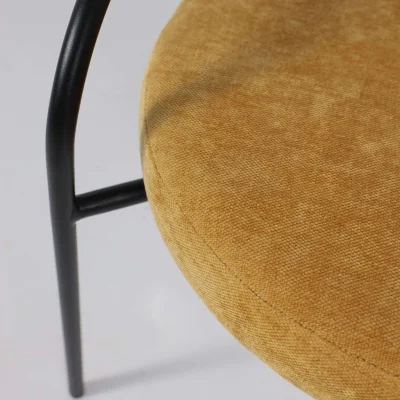 Кресло AV 350, горчичный шенилл Римини 08/черный_13