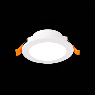 Св-к встр. Белый LED 1*6W 4000K 480Lm Ra80 110° IP20 D90xH30 220-240V Встраиваемые светильники фотография