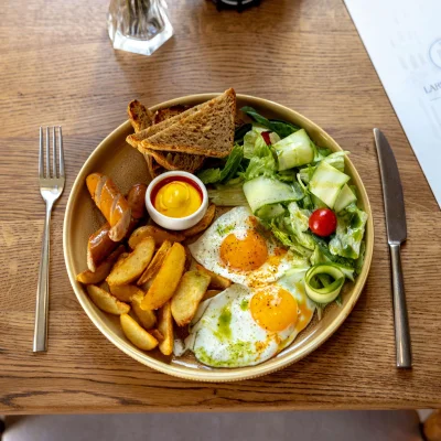 Блюдо STRIA, фарфор, пшеничный, 30,6*23,3*3см_2