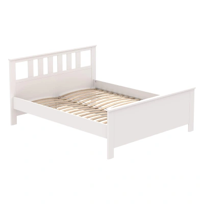 Кровать двойная САГА 160*200, белая (2.08.04.230.1 RU) фотография