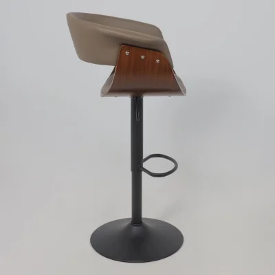 Стул барный ROSSI, экокожа, шоколадный C-5/черный_12