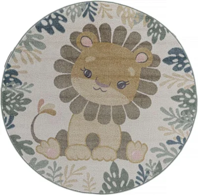 Ковер IZUMRUD F261 - LIGHT CREAM - Круг 1.6 на 1.6_2