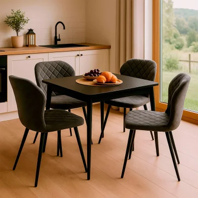 Стул ROBBY D-R 360, b28 ANTRACITE LUX\черный_2