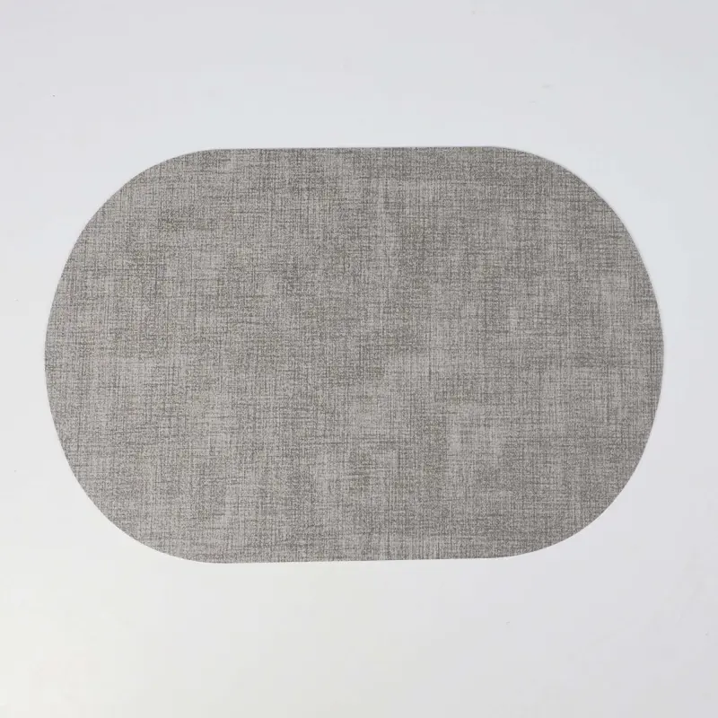 Подставка сервировочная SLEEK, овальная, светло-серый 2, 45*30см_preview_2