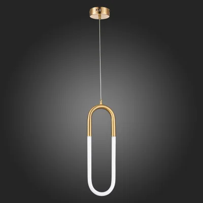 Подвес ST-Luce Латунь/Латунь, Белый LED 1*14W 3000K MOFISTO_5