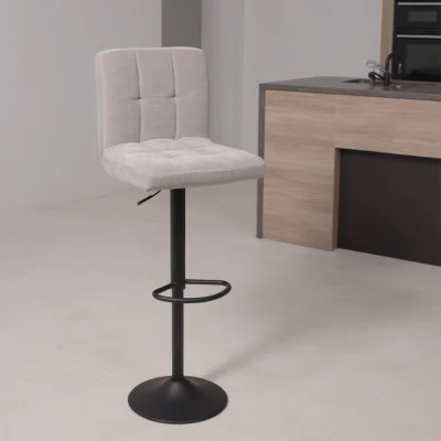 Стул барный LOGOS, серый шенилл Ote Canna 452/черный_9