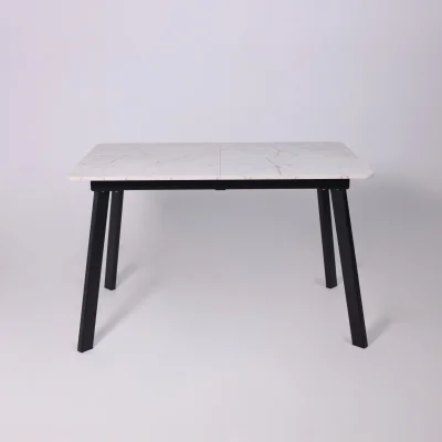 Стол AV 1209/1, ЛМДФ, раздвижной 1200(1600)*800 Азул Оникс/черный_16