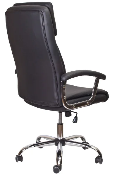 Кресло поворотное LEVADA, CHROME, ECO, (черный)_4