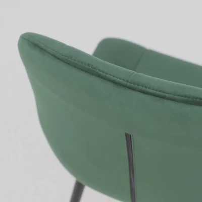 Стул AV 405, зеленый бархат Confetti deep forest/черный_17