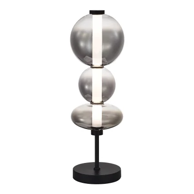 Прикроватная лампа ST-Luce Черный/Дымчато-Серый LED 1*18W 3000K PERLINA фотография