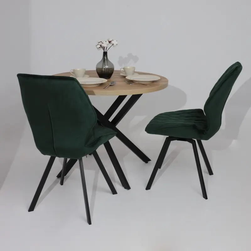 Стул Rafael M-R 360, d13 DARK GREEN LUX\черный_preview_8