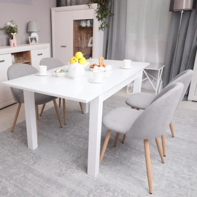 Стул HONNOR, светло-серая ткань 1701-26/дуб_2