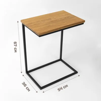 Стол журнальный HAWK ND, дуб натуральный/черный_9