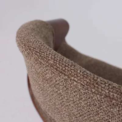 Кресло барное ANGARA, букле, коричневый Lisa 421/черный_10