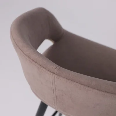 Стул барный BARNY-R 900, b05 LATTE LUX\черный_10