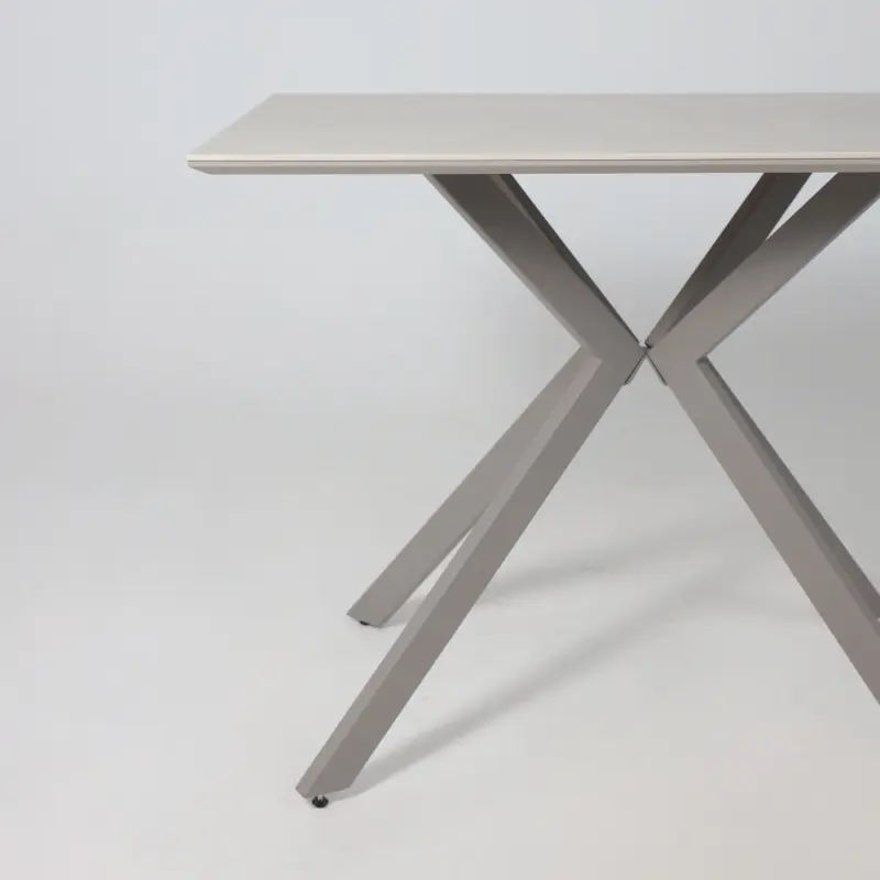Стол AV 5026, нераздвижной 1000 х700, МДФ пленка ПВХ/керамика CARMEN LIGHT GRAY бежево-серый / бежево-серый матовый_preview_7