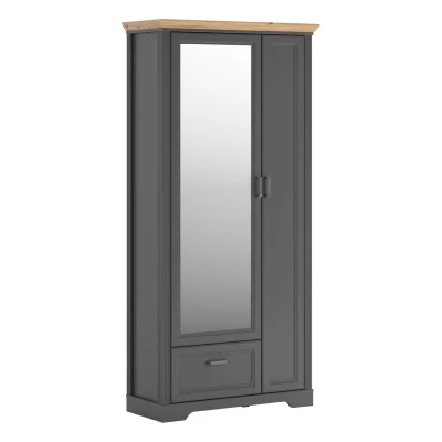 Прихожая "JASMIN", графит+дуб артизан. Комплект №1_7