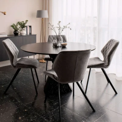 Стул Rafael M, b22 GREY LUX\черный_2