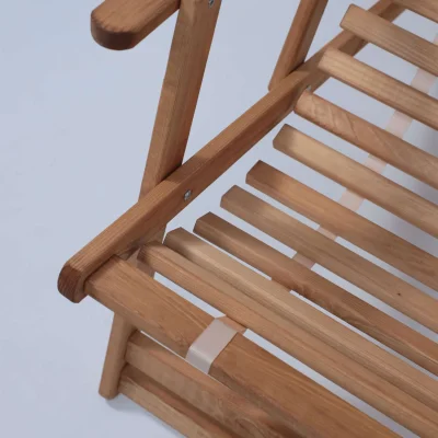 Кресло-шезлонг с подлокотниками DYATEL сиденье из дерева сосна (цвет дуб)_12