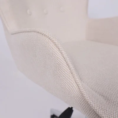 Кресло поворотное BELLA, букле/белый_7