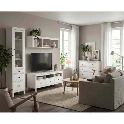 Гостиная Сага, белый. Комплект №1 фотография