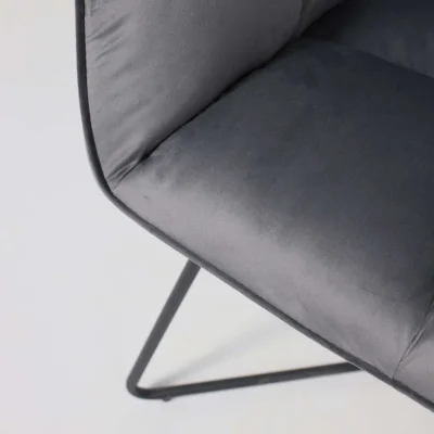 Кресло FLORIDA, темно-серый велюр HCJ-40/черный_16