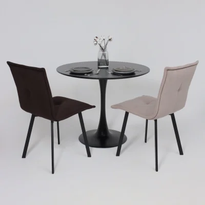 Кресло РУБИК U Velutto 24 темно-коричневый велюр/черный_8