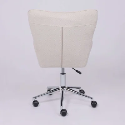 Кресло поворотное BELLA, букле/белый_6