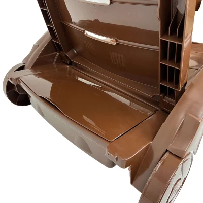 Шезлонг складной на колесах, шоколадный_10