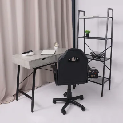 Кресло поворотное WEB, ECO, черный+серый_5