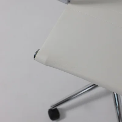 Кресло поворотное EVELIN, экокожа, белый_8