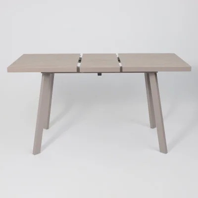 Стол BORG-120, раздвижной 120(160)х80, Бежевый камень-HPL/Капучино_18