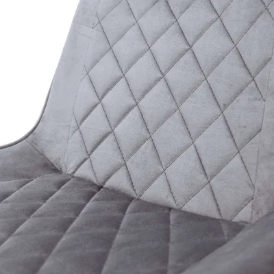 Стул барный LEROS, (серый велюр HLR-21/черный)_8