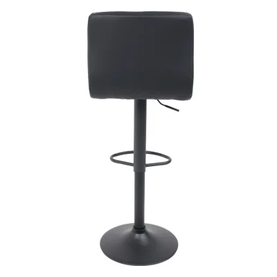 Стул барный LOGOS, экокожа, черный/черный_7