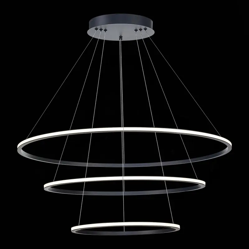 Светильник подвесной ST-Luce Черный/Белый LED 1*114W 4000K Подвесные светильники фотография