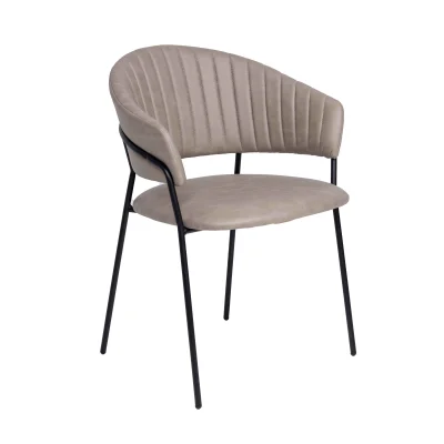 Стул AV 433, песочная замша Kiprus 03/черный фотография