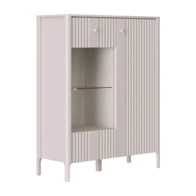 Н.м. "DALIA" шкаф REG1W1D с подсветкой, к.Персидский жемчуг/ф.Персидский жемчуг фотография