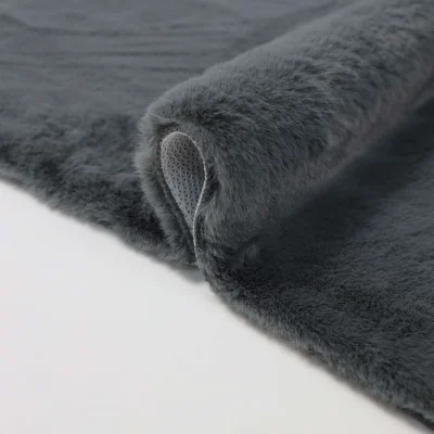 Ковер WARM FAUX FUR, темно-серый, 60*110см_10