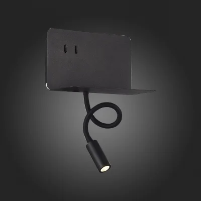 Светильник настенный ST-Luce Черный/Черный LED 2*3W 4000K Настенные светильники_5