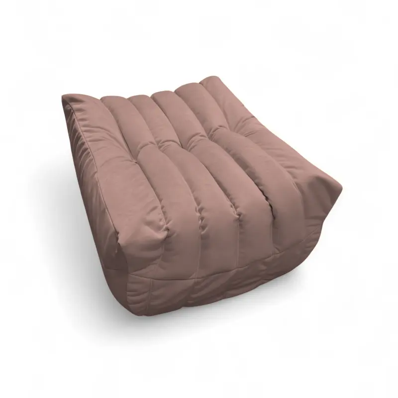 Бескаркасное кресло-пуф Француз BeanBag 90*35 / микровелюр, Фламинго_preview_3