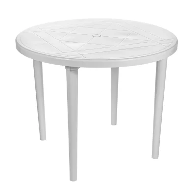 Стол круглый 900мм, белый, РФ (130-0022) фотография